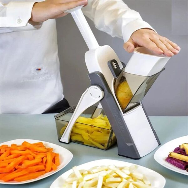 Multifunctional Vegetable Cutter Adjustable Grater Shredding Artifact Kitchen Slicing Artifact Manual Grater Kitchen Tool - Image 3