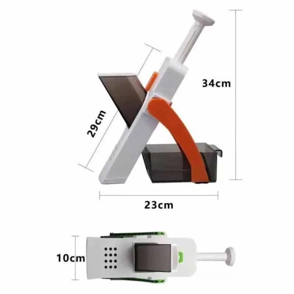 Multifunctional Vegetable Cutter Adjustable Grater Shredding Artifact Kitchen Slicing Artifact Manual Grater Kitchen Tool - Image 6