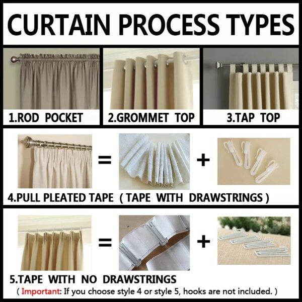 NAPEARL Home Decoration Living Room Curtains Window Treatments Jacquard Leaf Designer Gray Curtain For Kitchen Bedroom - Image 6