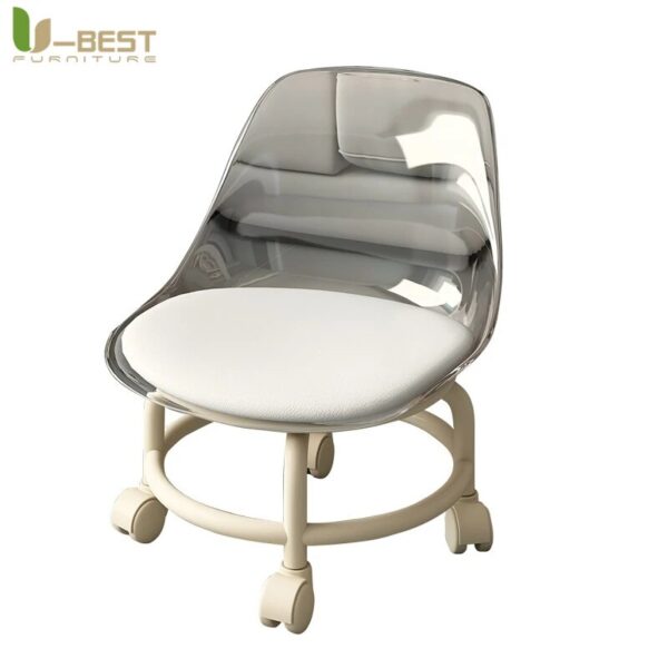 NEW Style Internet Celebrity Living Room Acrylic Chairs Multi-functional Low Stool Home Life Work Aid Chair Lazy Chair Furniture - Image 6