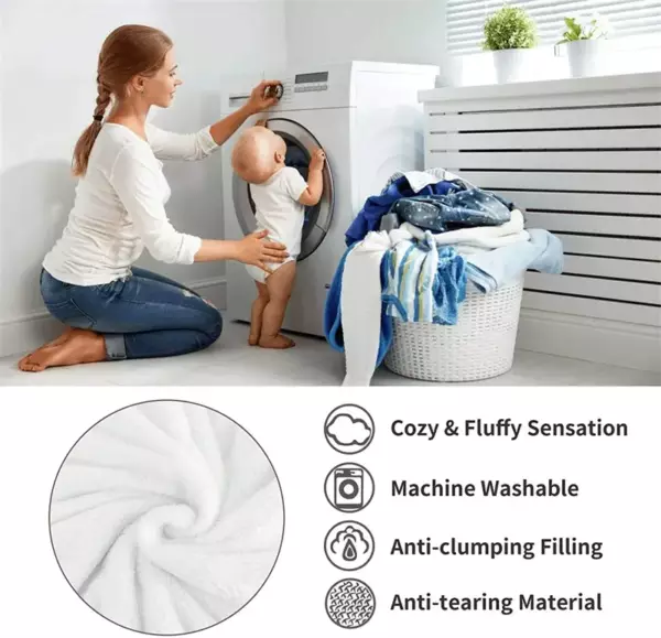 New Super Thick Winter Warm Blanket for Bed Artificial Lamb Cashmere Weighted Blankets Soft Comfortable Warmth Quilt Comforter - Image 6