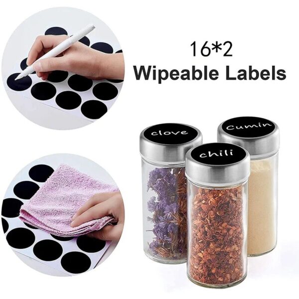 New Wholesale Kitchen Stainless Steel Storage Spice Rack Holder Organizer Metal Rotating Spice Rack - Image 4