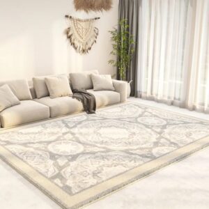 Nordic Persian Wabisabi Style Largearea Livingroom Decorative Carpet Thickened Soft Bedroom Carpets Striped Nonslip Washable Rug
