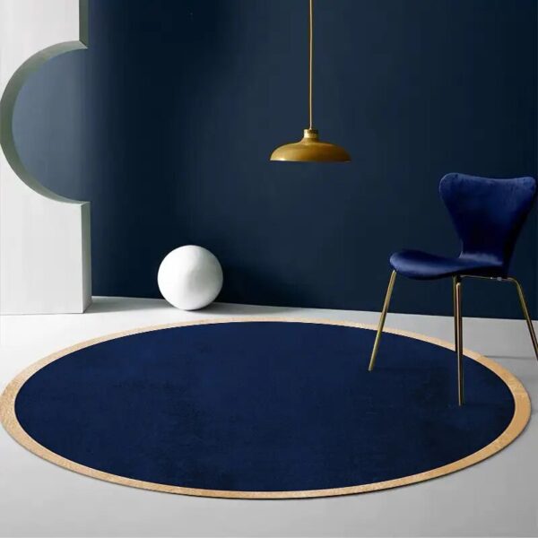 Nordic Simple Round Carpets Modern Living Room Sofa Coffee Tables Rug Light Luxury Style Bedroom Carpet Study Balcony Aisle Rugs - Image 2