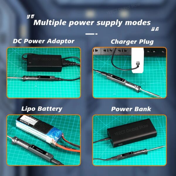 Original TS101 USB Electric Soldering Iron Kit Temperature Digital Solder Station 24V 3A Power Supply TS100 TS 101 Upgraded - Image 4