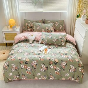 Printing Duvet Cover Set Single Double King Size Quilt Cover Set Home Skin Friendly Fabric Bedding Set