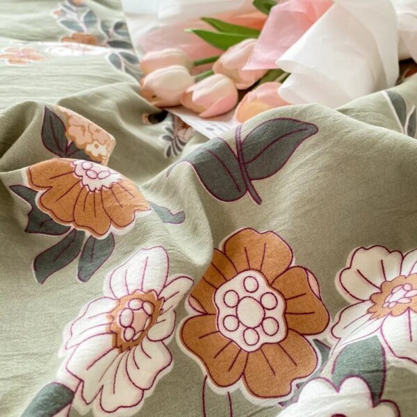 Printing Duvet Cover Set Single Double King Size Quilt Cover Set Home Skin Friendly Fabric Bedding Set - Image 5