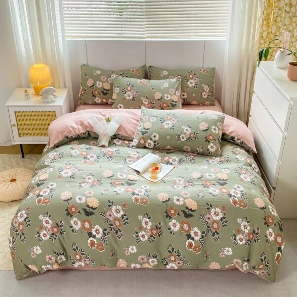 Printing Duvet Cover Set Single Double King Size Quilt Cover Set Home Skin Friendly Fabric Bedding Set
