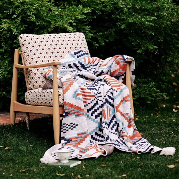 REGINA Brand Boho Geometric Design Balnkets Summer Thin Breathable Children Adult Bed Quilt Blanket Bohemian Decor Sofa Blanket - Image 4