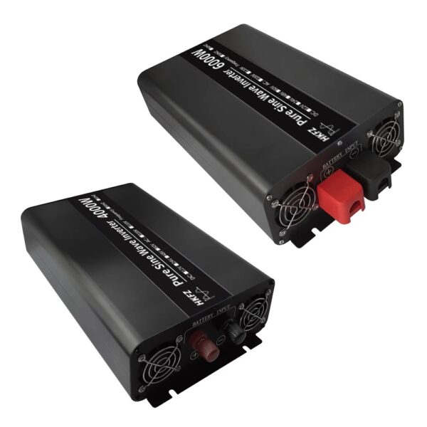 Remote Control Charging Power Inverter 4000W 6000W DC 12V/24V TO AC 220V110V 50Hz/60Hz LED Display Pure Sine Wave Inverter - Image 5