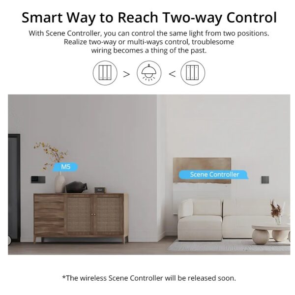 SONOFF M5 SwitchMan Smart Wall Switch 120 Type 1/2/3 Gang Wall Push Button Switch eWelink App Control Works Sonoff S-Mate/ R5 - Image 6