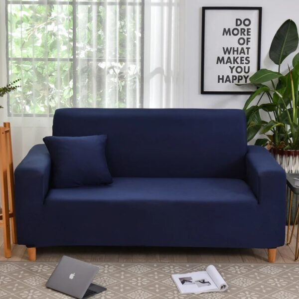 Solid Color Elastic Sofa Cover Universal Sectional Slipcover 1/2/3/4 seater Stretch Couch Cover for Living Room Sofa Case - Image 4