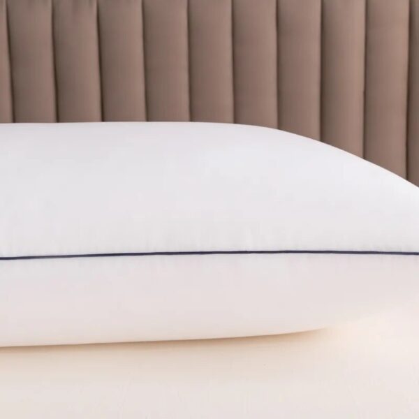 Solid Color Pillow Core Comfortable Sleep Family Hotel Memory Pillow High-Quality Single Double Person Neck Pillow - Image 2