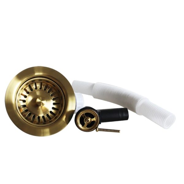 Talea Sink Strainer 3 1/2" Inch Drainer 11.4CM Garbage Downcomer Golden Color Drainer For Kitchen XK225C036 - Image 3