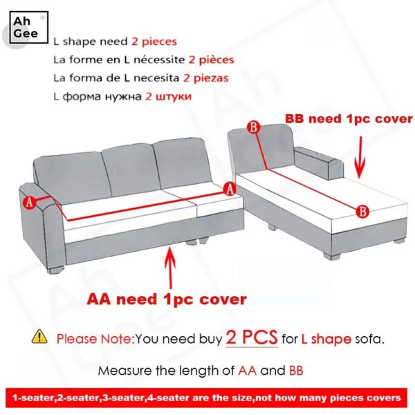Velvet Sofa Cover Green Couch Cover Thick Slipcovers For Armchairs 3 Seater Sofa Cover For Living Room Sofa Protection For Pet - Image 5
