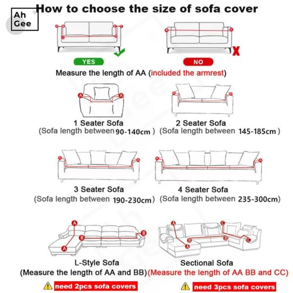 Velvet Sofa Cover Green Couch Cover Thick Slipcovers For Armchairs 3 Seater Sofa Cover For Living Room Sofa Protection For Pet - Image 6