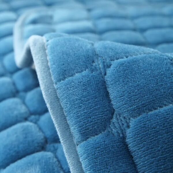 Velvet Sofa Cover Universal Plaid Plush Non-Slip Thickened Living Room Sofa Cover Warm Flannel Sofa Cushion Armrest Back Towel - Image 6