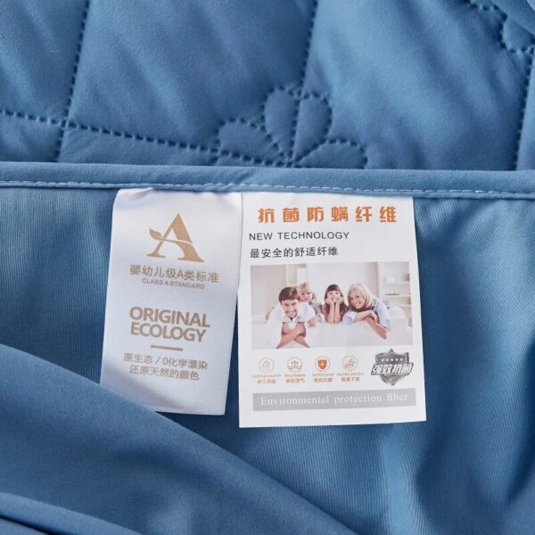 Waterproof Fitted Sheet Quilted Mattress Protcetor Breathable Plain Color Mattress Cover and Bedspread 140*200 160*200 - Image 6