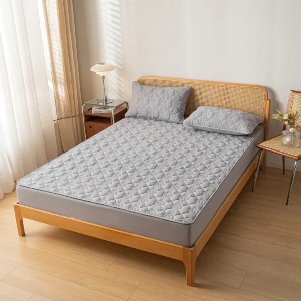 Waterproof Mattress Cover Thicken Quilted Fitted Sheet Mattress Protector Queen Size Fit Sheet With Elastic Band Bedsheet - Image 2