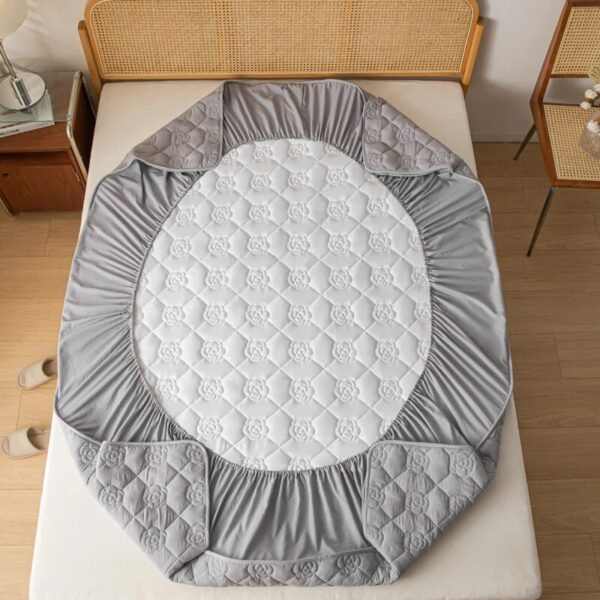 Waterproof Mattress Cover Thicken Quilted Fitted Sheet Mattress Protector Queen Size Fit Sheet With Elastic Band Bedsheet - Image 6