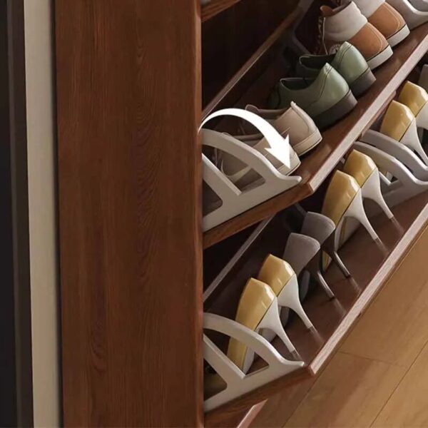 Wooden Living Room Shoe Cabinets Multilayer Simple Storage Dust Proof Shoe Rack Hallway Minimalist Szafki Na Buty Hall Furniture - Image 5